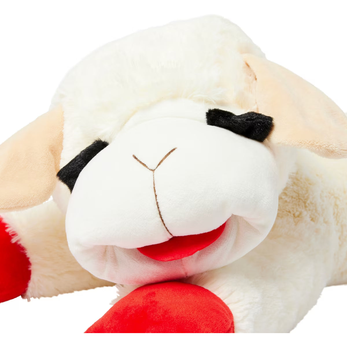 Multipet Lamb Chop Jumbo Squeaky Plush Dog Toy