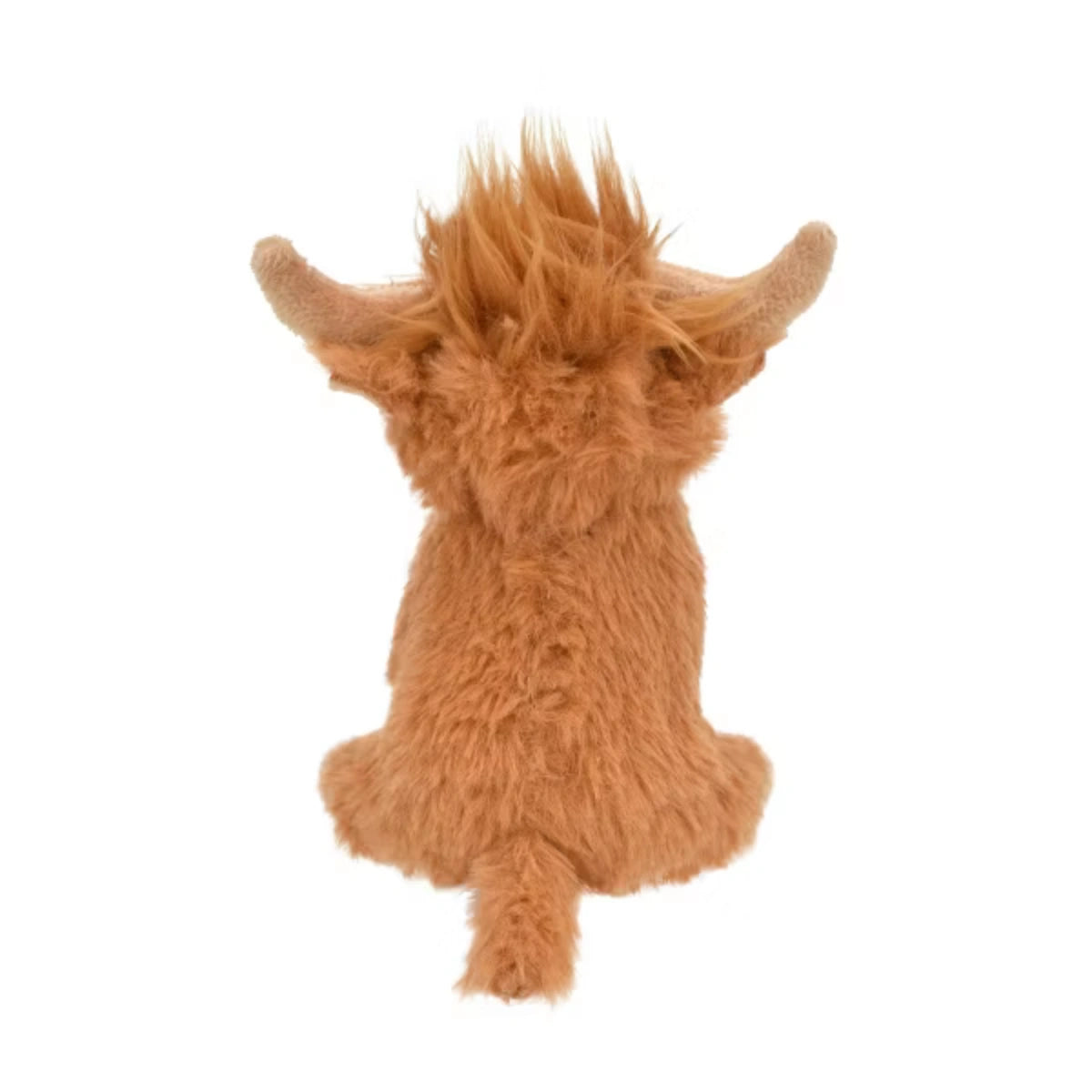 Multipet Highland Cow Interactive Plush Dog Toy - 5 Inch